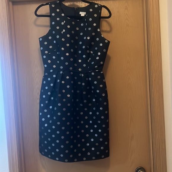 JCrew black polka dot dress - Picture 2 of 8